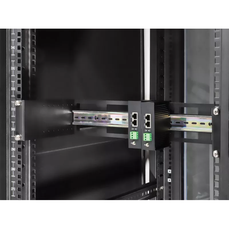 Rack-Schiene Intellinet 716345 Schwarz Aluminium 487 mm x 210 mm x 89 mm