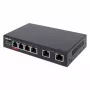 Intellinet 6-Port Fast Ethernet Switch 4 PoE Ports 65W Power Budget