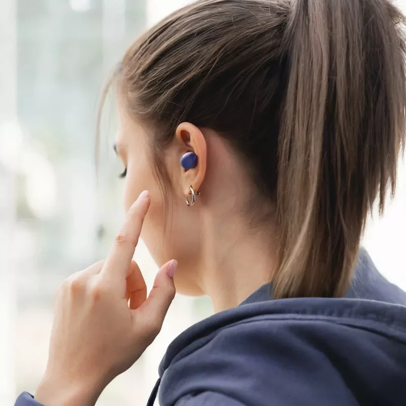 Hama Freedom Buddy II Headset True Wireless Stereo (TWS) In-Ear Anrufe/Musik Bluetooth Blau
