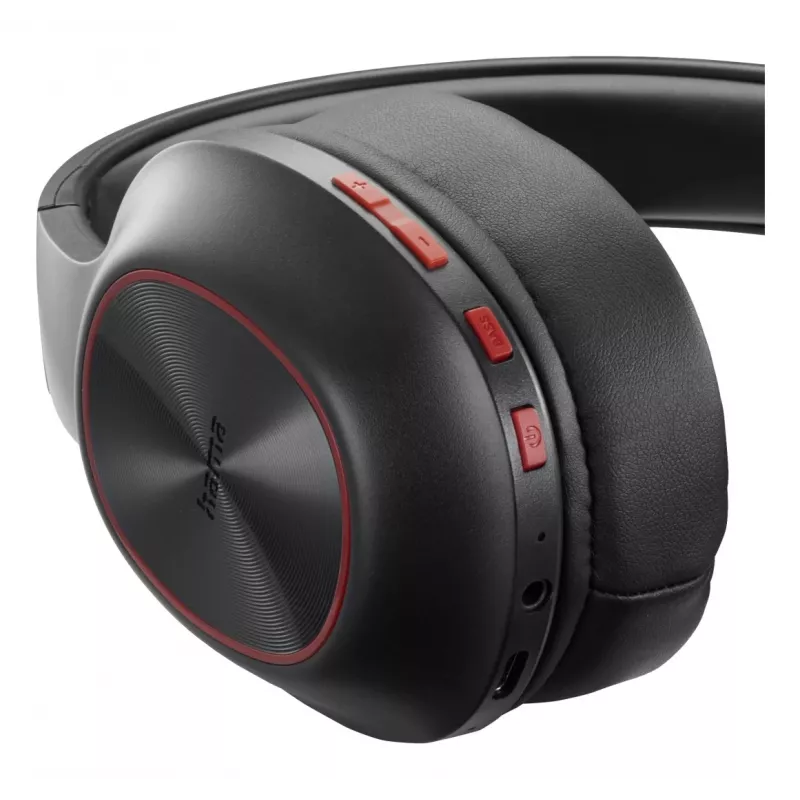 Hama Spirit Calypso III Headset Kabellos Kopfband Anrufe/Musik Bluetooth Schwarz, Rot