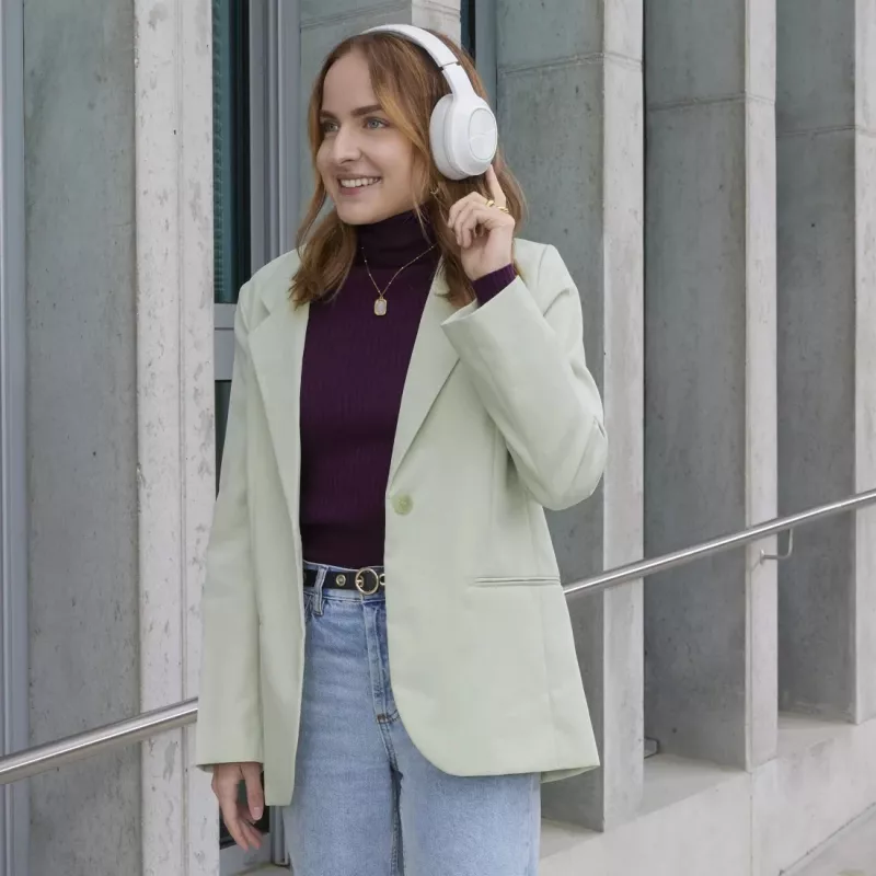 Hama Spirit Calypso III Headset Kabellos Kopfband Anrufe/Musik Bluetooth Grün, Weiß