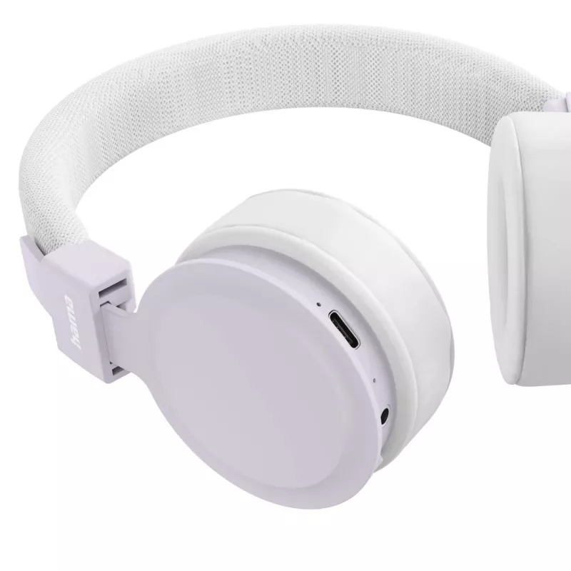 Hama Freedom Lit III Headset Kabellos Kopfbügel Anrufe/Musik USB Typ-C Bluetooth Lila, Weiß
