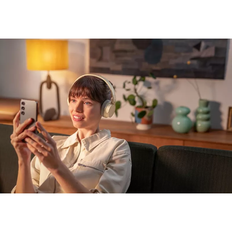 Philips TAH3209BG/00 Kopfhörer/Headset Kabellos Head-Band Anrufe/Musik Bluetooth Beige