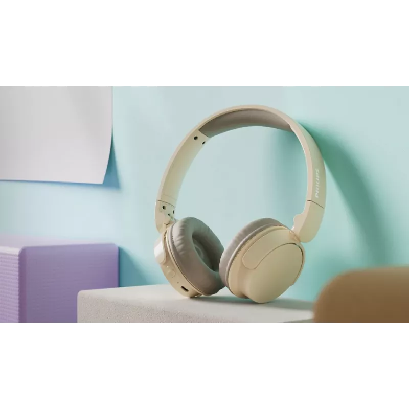 Philips TAH3209BG/00 Kopfhörer/Headset Kabellos Head-Band Anrufe/Musik Bluetooth Beige