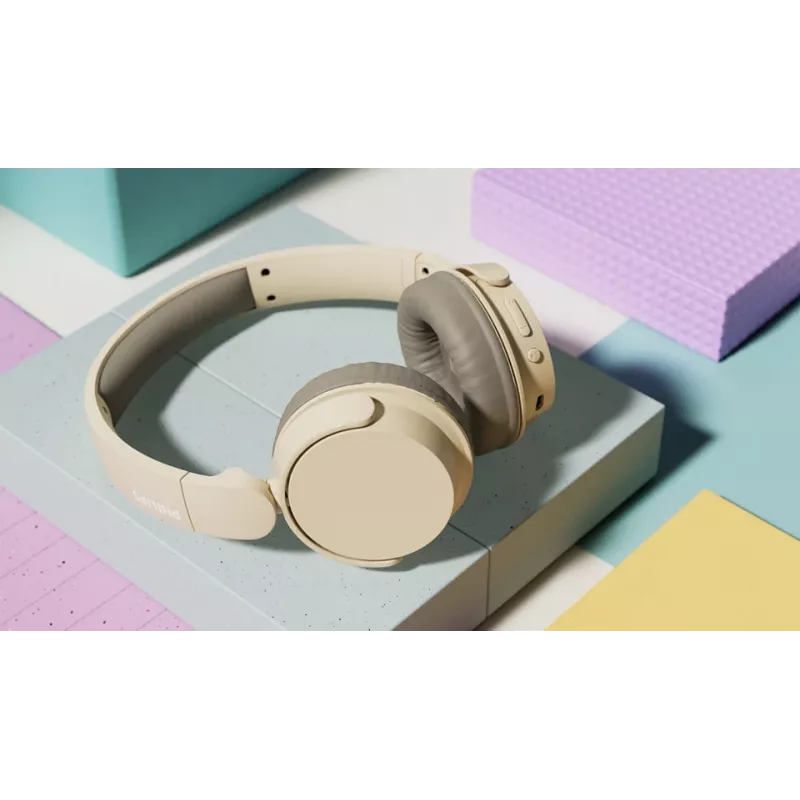 Philips TAH3209BG/00 Kopfhörer/Headset Kabellos Head-Band Anrufe/Musik Bluetooth Beige