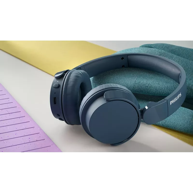 Philips 4000 series TAH4209BL/00 Kopfhörer/Headset Kabellos Head-band Anrufe/Musik Bluetooth Blau