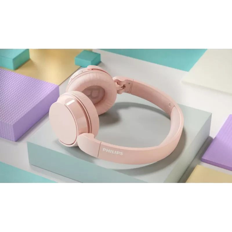 Philips 4000 series TAH4209PK/00 Kopfhörer/Headset Kabellos Kopfband Anrufe/Musik Bluetooth Pink