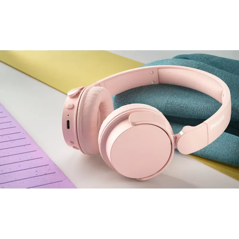 Philips 4000 series TAH4209PK/00 Kopfhörer/Headset Kabellos Kopfband Anrufe/Musik Bluetooth Pink