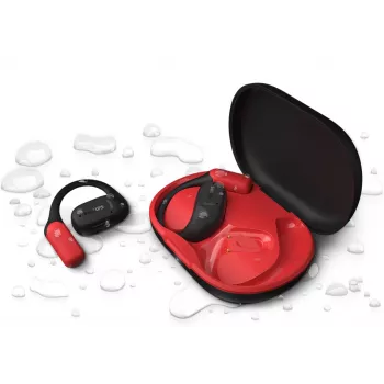 Philips 6000 series TAA6709BK/00 Kopfhörer/Headset True Wireless Stereo (TWS) Ear-Hook Sport Bluetooth Schwarz, Rot