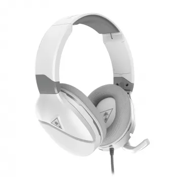 Turtle Beach Recon 200 Weiß Gen 2 kabelgebundenes verstärktes Gaming-Headset – PS4, PS5, Xbox Series X|S, One und PC