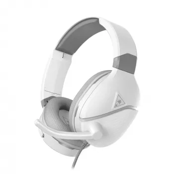 Turtle Beach Recon 200 Weiß Gen 2 kabelgebundenes verstärktes Gaming-Headset – PS4, PS5, Xbox Series X|S, One und PC
