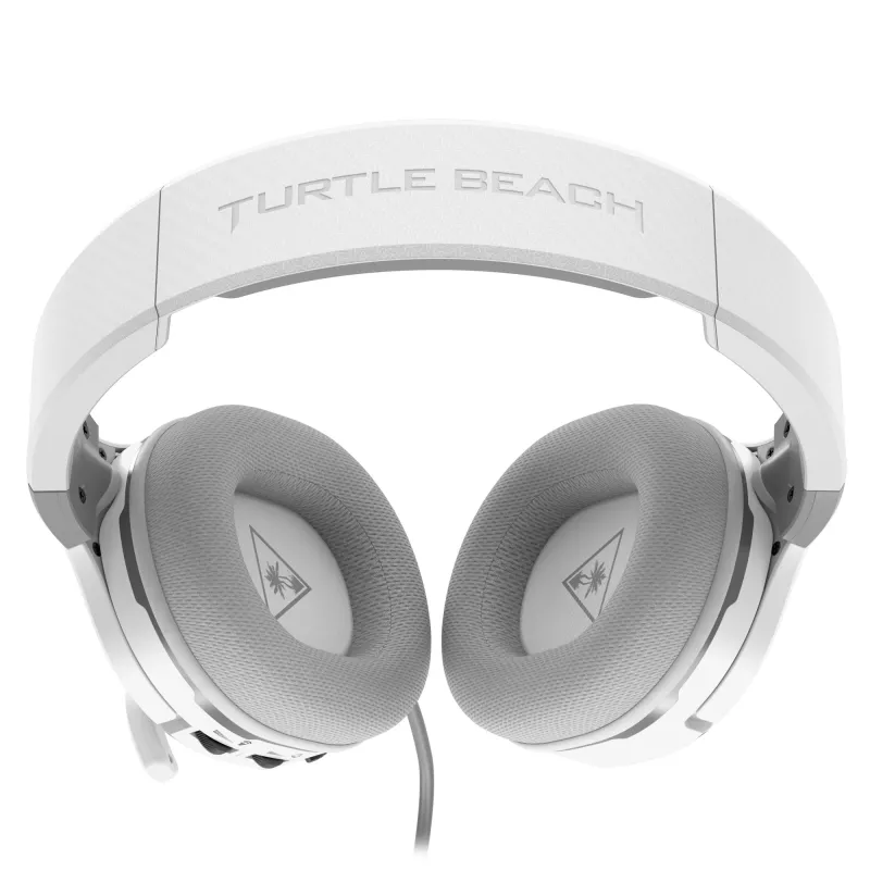 Turtle Beach Recon 200 Weiß Gen 2 kabelgebundenes verstärktes Gaming-Headset – PS4, PS5, Xbox Series X|S, One und PC