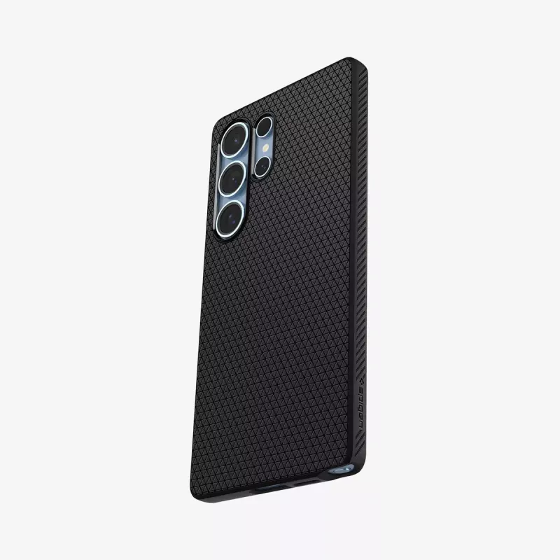 Spigen Galaxy S25 Ultra Case Liquid Air Mattschwarz Hülle Samsung Galaxy S25 Ultra 6,9 Zoll