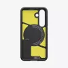 Spigen Galaxy S25 Hülle Tough Armor AI Schwarz Cover mit Tischständer