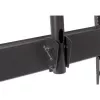Manhattan Deckenhalterung für Fernseher & Monitore, Für Bildschirme: 37 Zoll bis 75 Zoll, Einstellbare Höhe: 105-156 cm, VESA-Kompatibilität: alle zwischen 200x200 und 800x400mm - überprüfen Sie die Abmessungen der vier Befestigungslöcher auf der Rückseite des Bildschirms, um sicherzustellen, dass sie passt, Max. 50kg, LFD,Halterung