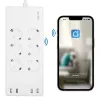 LogiLink Wi-Fi Smart Socket outlet 6-way CEE 7/3 4x USB