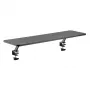 Monitorhalterung LogiLink BP0154 81,3 cm 32 Zoll Schreibtisch Schwarz Klemme/Durchschraubmontage