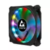 Chieftec CF-1225RGB Computer-Kühlsystem Computergehäuse Lüfter 12 cm Schwarz