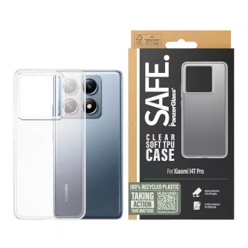 PanzerGlass SAFE. by ® TPU Hülle Transparent Xiaomi 14T Pro