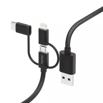 Hama 00201536 USB-Kabel USB 2.0 1,5 m USB A USB C Schwarz