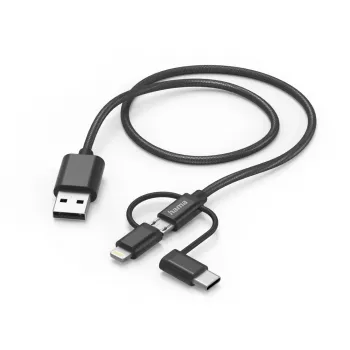 Hama 00201536 USB-Kabel USB 2.0 1,5 m USB A USB C Schwarz
