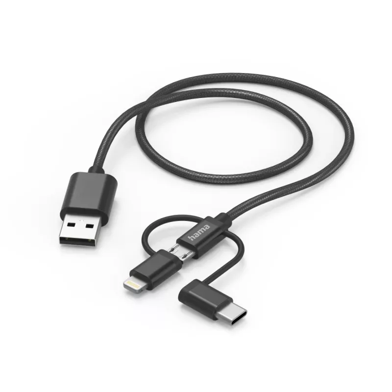 Hama 00201536 USB-Kabel USB 2.0 1,5 m USB A USB C Schwarz