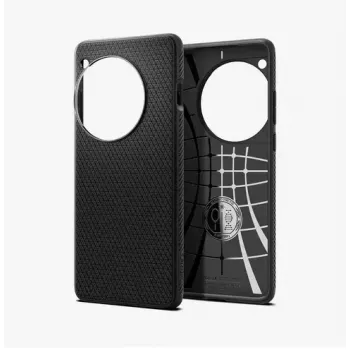 Spigen OnePlus 12 Liquid Air Mattschwarz Handyhülle 17,3 cm
