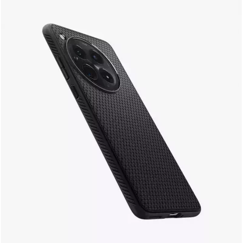 Spigen OnePlus 12 Liquid Air Mattschwarz Handyhülle 17,3 cm