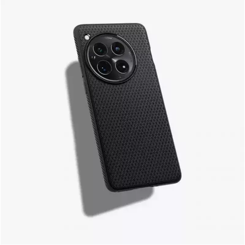 Spigen OnePlus 12 Liquid Air Mattschwarz Handyhülle 17,3 cm