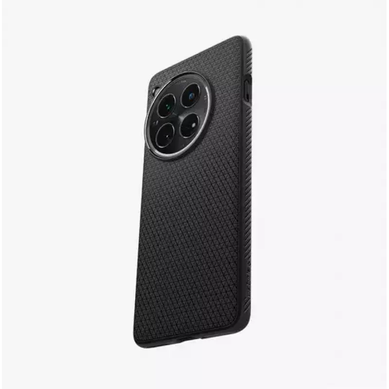 Spigen OnePlus 12 Liquid Air Mattschwarz Handyhülle 17,3 cm
