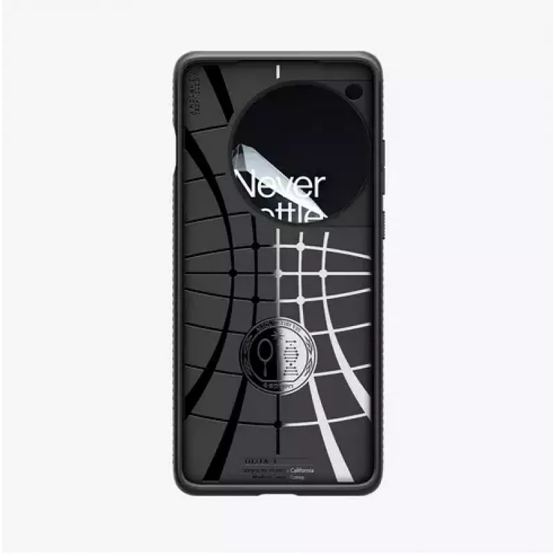 Spigen OnePlus 12 Liquid Air Mattschwarz Handyhülle 17,3 cm