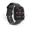 Smartwatch HAMA 4000 square schwarz — HAMA 4000 square, schwarze Smartwatch