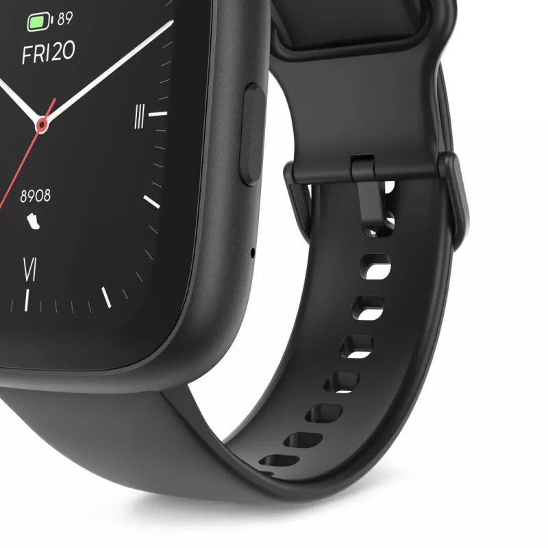 Smartwatch HAMA 4000 square schwarz — HAMA 4000 square, schwarze Smartwatch