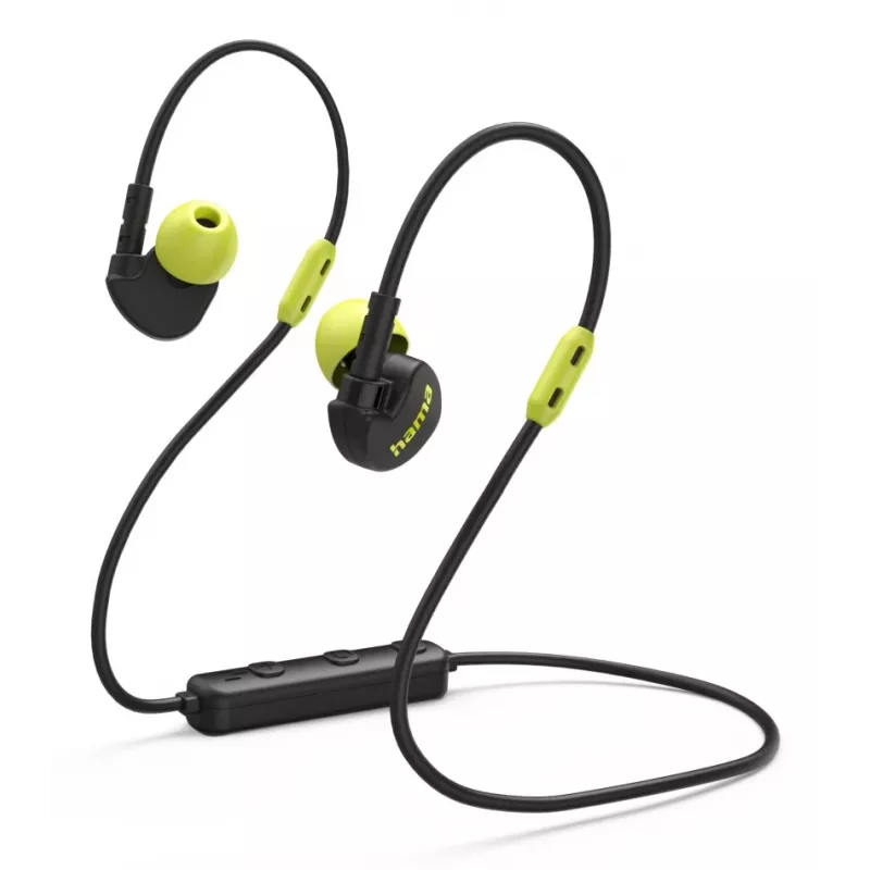 Hama Freedom Athletics III Headset Wireless In-ear Sports Schwarz, Gelb