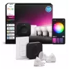 Philips Hue White and Colour Ambience Starterkit: 3 GU10-Leuchtmittel + Dimmschalter + Bridge Pro