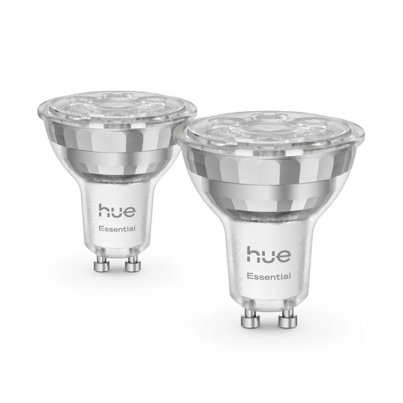Philips Hue White and colour ambience Essential GU10 – smarter Spot – 345 lm – 4,7 W – 2er-Pack