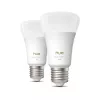 Intelligente Glühlampe Philips A60 E27 — Bluetooth/Zigbee, 6 W, 810 lm, weiß, 2er-Pack