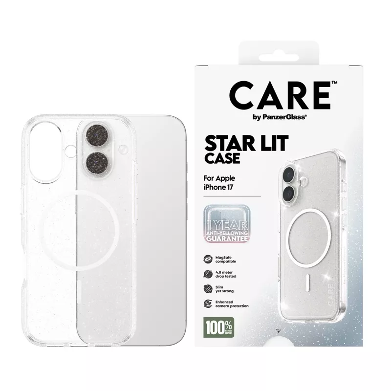 Cover PanzerGlass CARE by Flagship Case Urban Explorer Star Lit White MagSafe iPhone 17