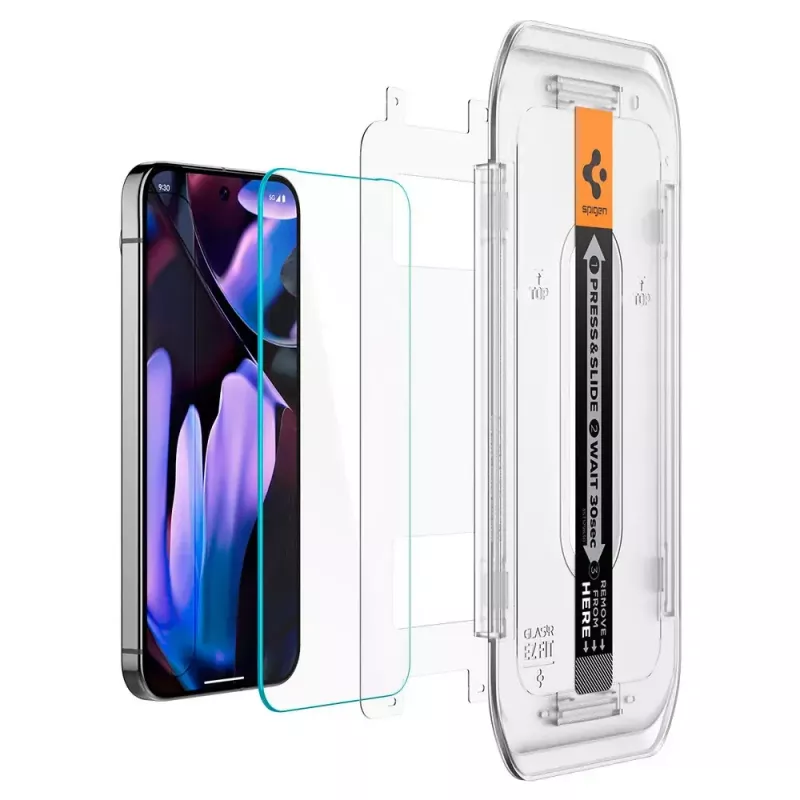 Spigen Glass Screen Protector EZ Fit GLAS.tR schlank für Google Pixel 9 / 9 Pro