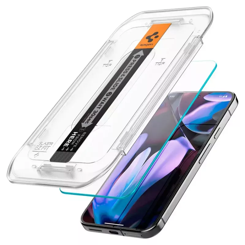 Spigen Glass Screen Protector EZ Fit GLAS.tR schlank für Google Pixel 9 / 9 Pro