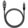 Netzwerkkabel TECHLY USB-C auf Gigabit Ethernet RJ45, Cat6, 3 m, USB 3.2 Gen 1, F/UTP, schwarz