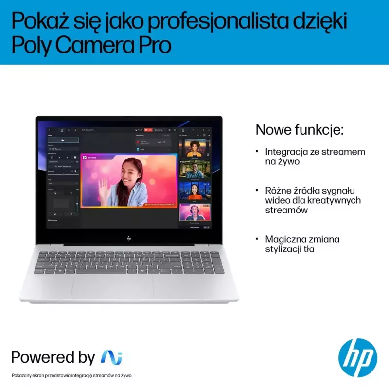 Laptop HP OmniBook 7 16-az0222nw 16 Zoll Core 5 210H 16 GB 512 GB Win11 Home