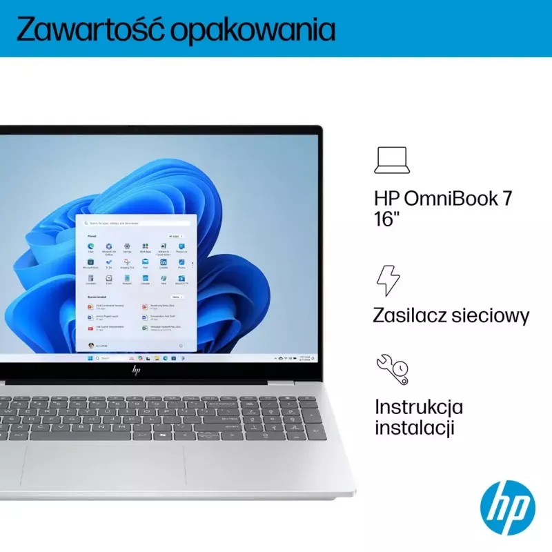 Laptop HP OmniBook 7 16-az0222nw 16 Zoll Core 5 210H 16 GB 512 GB Win11 Home