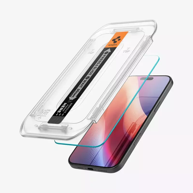 Spigen GLAS.tR EZ Fit Kamera-Linsenschutz Apple iPhone 16 Pro Max gehärtetes Glas 2 Stück
