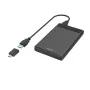 Hama 00200760 Speichergehäuse HDD/SSD-Gehäuse Schwarz 2.5 Zoll