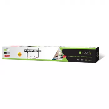 Techly Wandhalterung für LED-LCD-TV 42-80 Ultra schlank Fixed H400mm” ICA-PLB 840