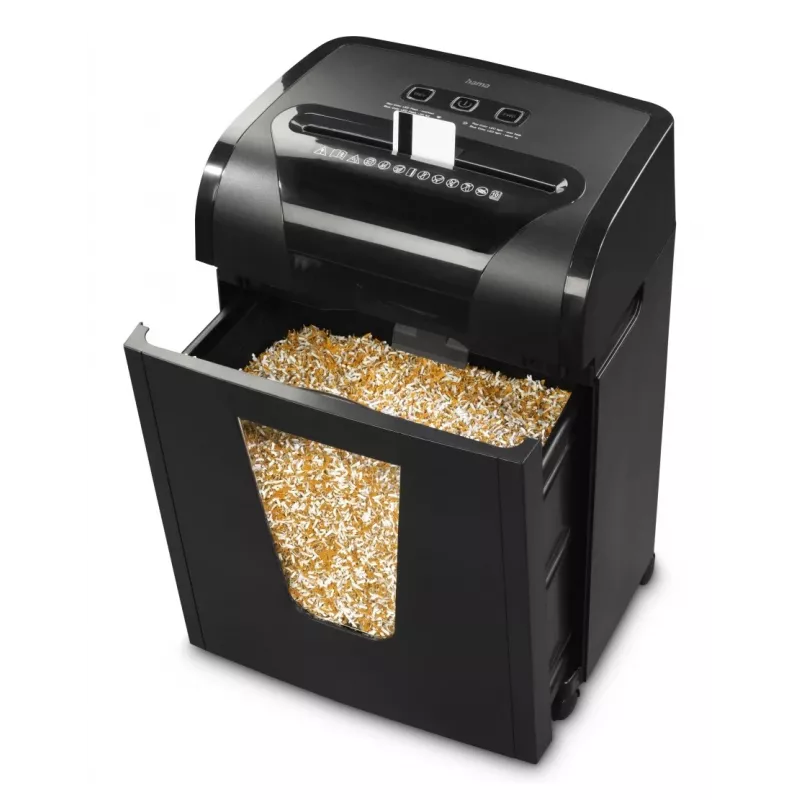 Hama Prime M100 Aktenvernichter Mikroschnitt 62 dB 22 cm Schwarz