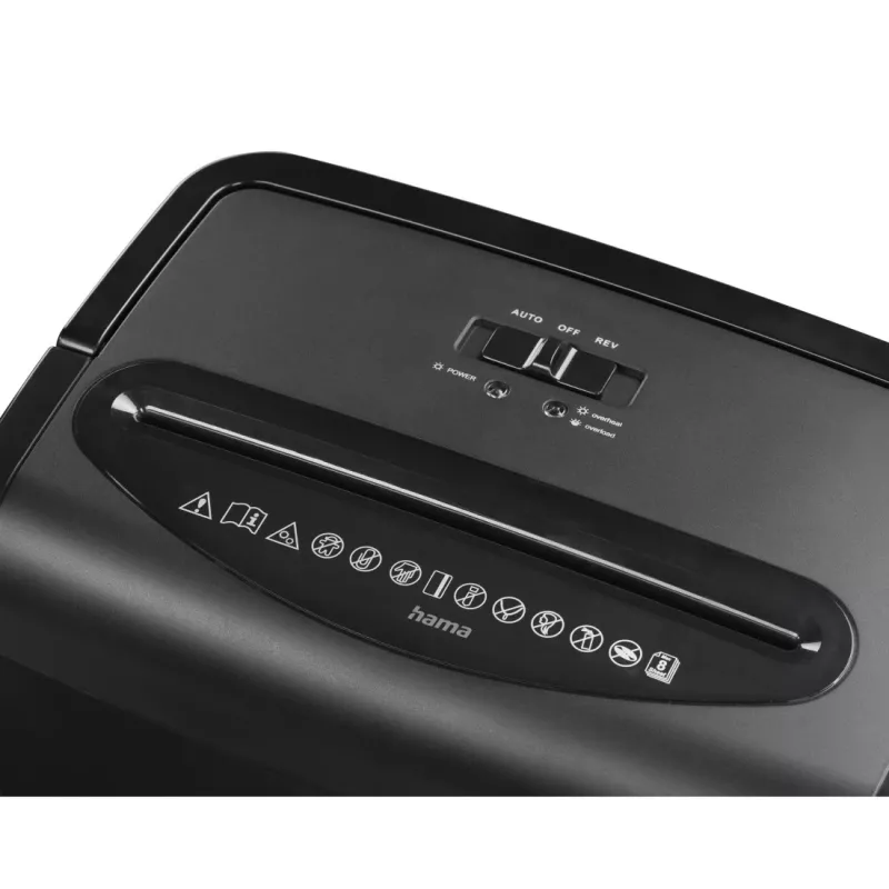 Hama Prime M80 Aktenvernichter Mikroschnitt 68 dB 22 cm Schwarz