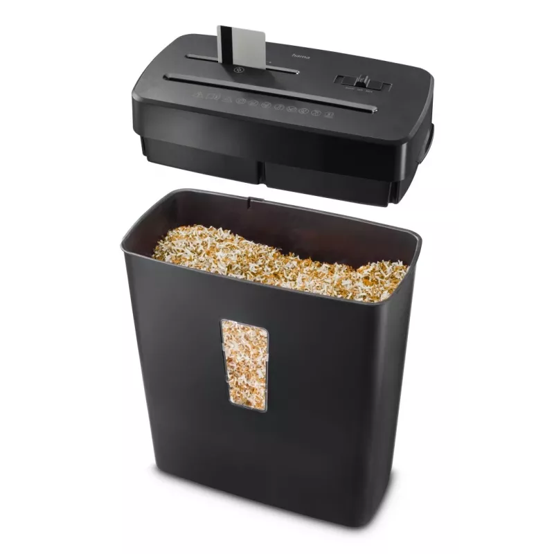 Hama Prime M50CD-B Aktenvernichter Mikrogeschnittene Zerkleinerung 68 dB 22 cm Schwarz