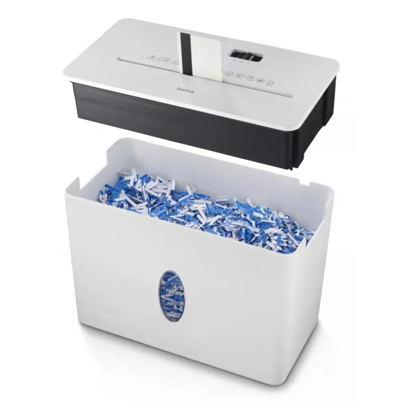 Hama Safe X40-W Aktenvernichter Kreuzschnitt 64 dB 22 cm Weiß